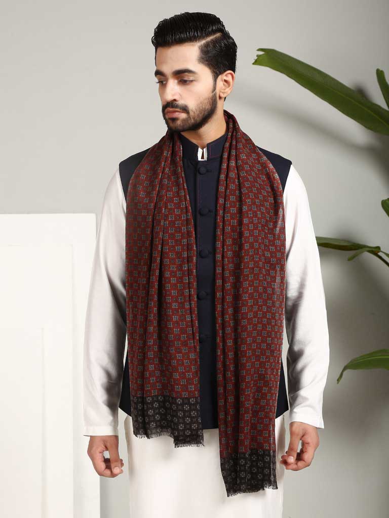 Unisex Tie Design Mens Scarf