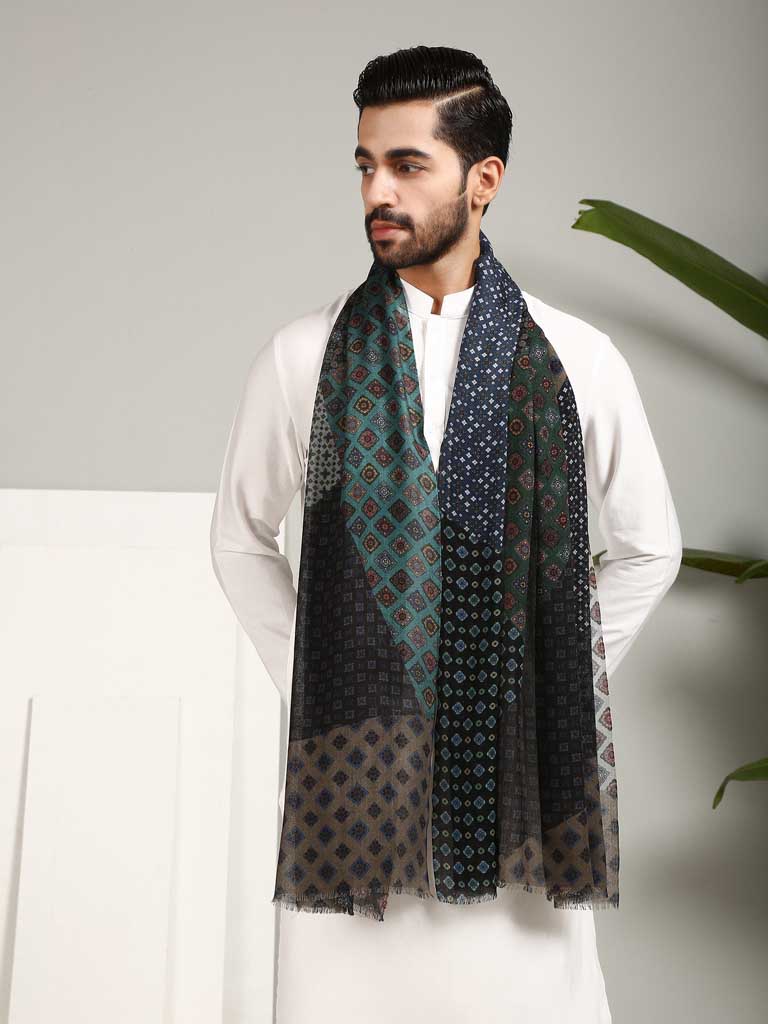 Unisex Tie Design Mens Scarf