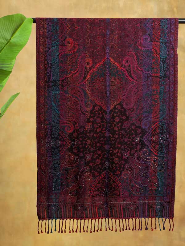 Paisley Fusion Hand Bead Wrap - Aurora Multi