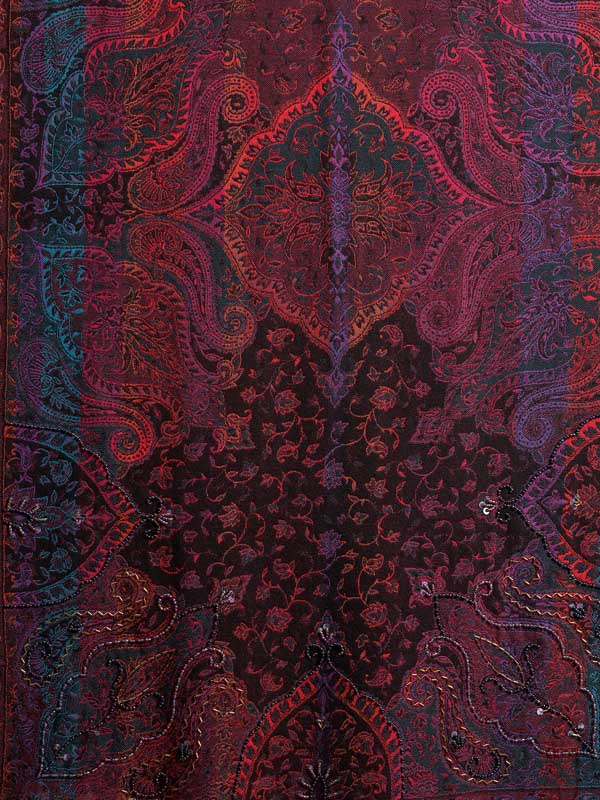 Paisley Fusion Hand Bead Wrap - Aurora Multi